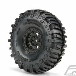 ProLine Interco Bogger 1.9 G8 Rock Terrain Truck Tyres On Impulse Black Beadlock Wheels (2) -ProLine Sales Shop PL10133 10 5