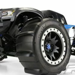 ProLine Slingshot 4.3 Pro-Loc Sand Tyres Mounted On Impulse X Maxx Wheels (2) -ProLine Sales Shop PL10146 13 4