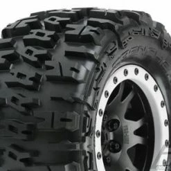 ProLine Trencher 4.3 Pro-Loc Tyres Mounted On Impulse Black X Maxx Wheels (2)