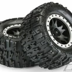 ProLine Trencher 4.3 Pro-Loc Tyres Mounted On Impulse Black X Maxx Wheels (2) -ProLine Sales Shop PL10151 13 ddc1