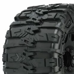 ProLine Trencher HP Belted 3.8 Tyres Mounted On Raid Black 8X32 Wheels - 17mm Hex