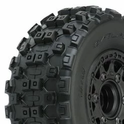 ProLine Badlands MX SC 2.2/3.0 M2 Tyres Mounted On Raid 6X30 Black Wheels (2)