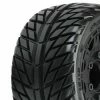 ProLine Street Fighter 2.8 Tyres Mounted On Black Raid 6X30 Removable Hex Wheels - 12mm Hex