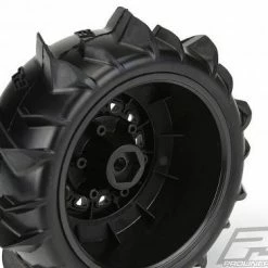 ProLine Dumont Paddle SC Tyres On Black Raid 6x30 SC Wheels (2) -ProLine Sales Shop PL10185 10 3