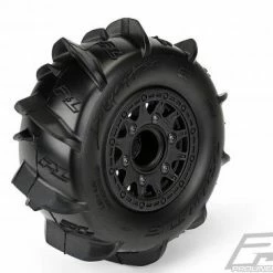ProLine Dumont Paddle SC Tyres On Black Raid 6x30 SC Wheels (2) -ProLine Sales Shop PL10185 10 4