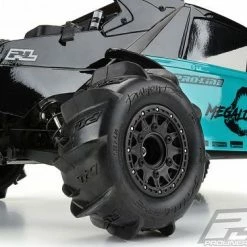 ProLine Dumont Paddle SC Tyres On Black Raid 6x30 SC Wheels (2) -ProLine Sales Shop PL10185 10 5