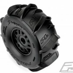 ProLine Dumont Paddle SC Tyres On Black Wheels For Arrma Mojave (2) -ProLine Sales Shop PL10189 10 4