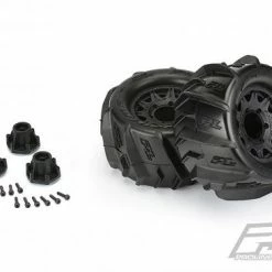 ProLine Dumont 2.8 Sand Paddle Tyres On Raid Black 6x30 12mm Hex Wheels (2) -ProLine Sales Shop PL10193 10 2