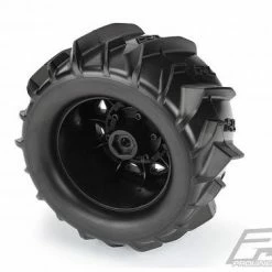 ProLine Dumont 2.8 Sand Paddle Tyres On Raid Black 6x30 12mm Hex Wheels (2) -ProLine Sales Shop PL10193 10 3