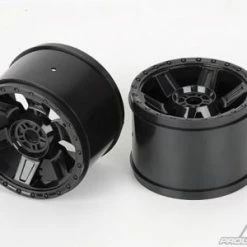 Proline Desperado 3.8 (Traxxas Style Bead) Black 17mm Wheels - 1/2 Inch Offset -ProLine Sales Shop PL2733 03 0d28