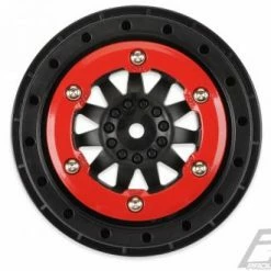 ProLine Protrac Susp. Kit F-11 2.2/3.0 Red/Blk Beadloc Wheels