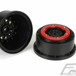 ProLine Protrac Susp. Kit F-11 2.2/3.0 Red/Blk Beadloc Wheels -ProLine Sales Shop PL2745 03 8446