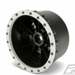 ProLine Impulse Pro-Loc Black Wheels With Grey Ring For Traxxas X-MAXX (2)