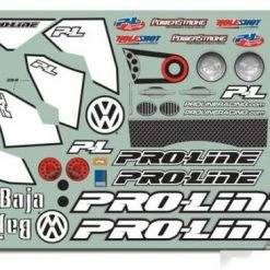 ProLine VW Full Fender Baja Bug Clear - Fits Traxxas Slash -ProLine Sales Shop PL3238 63 1f2d