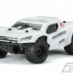 ProLine Precut Monster Fusion Bash Armour White Bodyshell - Fits Traxxas Slash