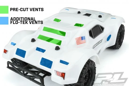 ProLine Precut Monster Fusion Bash Armour White Bodyshell - Fits Traxxas Slash 3 ProLine Precut Monster Fusion Bash Armour White Bodyshell - Fits Traxxas Slash - Image 3