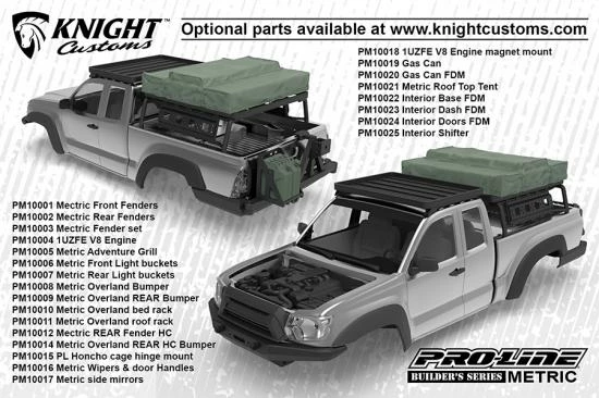 ProLine Builder Series Metric Clear Body For 313mm Crawler 11 ProLine Builder Series Metric Clear Body For 313mm Crawler - Image 11