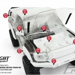 ProLine Builder Series Metric Clear Body For 313mm Crawler 14 ProLine Builder Series Metric Clear Body For 313mm Crawler -ProLine Sales Shop PL3520 00 7