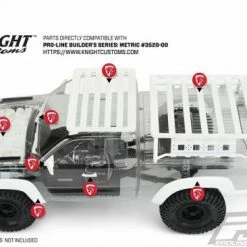 ProLine Builder Series Metric Clear Body For 313mm Crawler 13 ProLine Builder Series Metric Clear Body For 313mm Crawler -ProLine Sales Shop PL3520 00 8