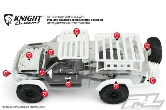ProLine Builder Series Metric Clear Body For 313mm Crawler 3 ProLine Builder Series Metric Clear Body For 313mm Crawler - Image 3