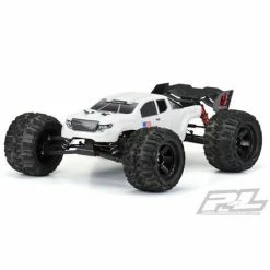 ProLine Pre Cut Brute Bash Armor White Bodyshell - Fits Arrma Kraton