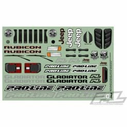 ProLine Jeep Gladiator Rubicon Clear Bodyshell - Fits Slash/Senton 3S/E-Revo -ProLine Sales Shop PL3542 00 3
