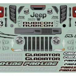 ProLine Jeep Gladiator Rubicon Clear Body For Stampede/Granite -ProLine Sales Shop PL3575 00 6