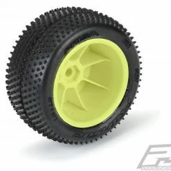 ProLine Mini-B Prism Tyres Mounted On Yellow Wheels Rear -ProLine Sales Shop PL8297 12 3