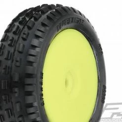 ProLine Mini-B Wedge Tyres Mounted On Yellow Wheels Front -ProLine Sales Shop PL8298 12 0