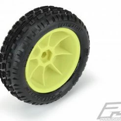 ProLine Mini-B Wedge Tyres Mounted On Yellow Wheels Front -ProLine Sales Shop PL8298 12 3