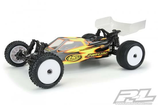 ProLine Mini-B Wedge Tyres Mounted On White Wheels Front 6 ProLine Mini-B Wedge Tyres Mounted On White Wheels Front - Image 6