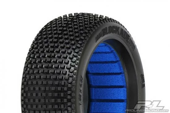 ProLine Blockade S2 Medium 1/8 Buggy Tyres With Closed Cell Inserts (2) 2 ProLine Blockade S2 Medium 1/8 Buggy Tyres With Closed Cell Inserts (2) - Image 2