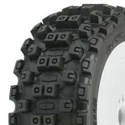 ProLine Badlands MX 1:8 Buggy M2 Tyres Pre Mounted On White Wheels (2)