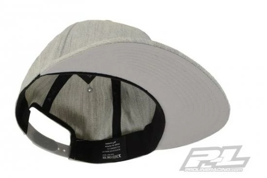 ProLine Threads Grey Snapback Hat/Cap (One Size Fits Most) 2 ProLine Threads Grey Snapback Hat/Cap (One Size Fits Most) - Image 2