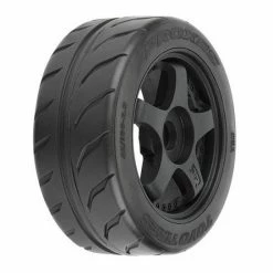 ProLine Toyo Proxes 42/100 2.9 S3 Belted Tyres Mounted On Black 17mm Hex Wheels (2) - Fits Arrma Infraction/Limitless