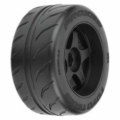 ProLine Toyo Proxes 53/107 2.9 S3 Belted Tyres Mounted On Black 17mm Hex Wheels (2) - Fits Arrma Felony Rear