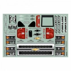ProLine Chevrolet Silverado Clear Crawler Body (353mm WB) -ProLine Sales Shop PRO358500 2