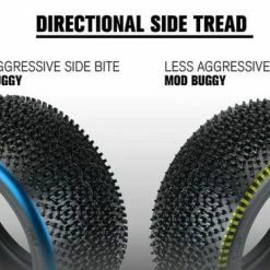 ProLine Hexon 2.2 Cr3 (Med. Carpet) Buggy Rear Tyres -ProLine Sales Shop PRO8292303 3