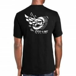 ProLine Wings Black T-Shirt - Large -ProLine Sales Shop PRO985705 1