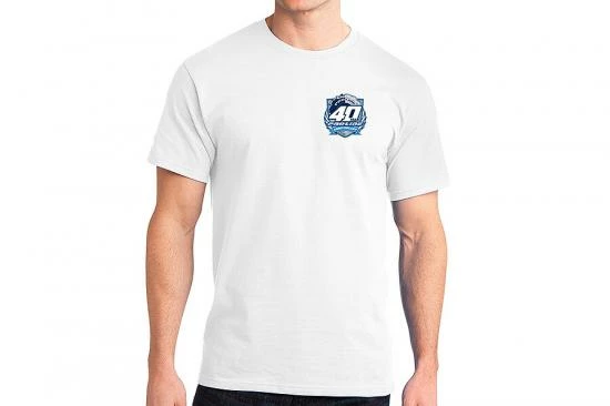 ProLine 40Th Anniversary White T-Shirt - Xx Large 2 ProLine 40Th Anniversary White T-Shirt - Xx Large - Image 2