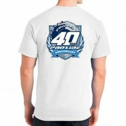 ProLine 40Th Anniversary White T-Shirt - Xx Large 6 ProLine 40Th Anniversary White T-Shirt - Xx Large -ProLine Sales Shop PRO985805 1 3