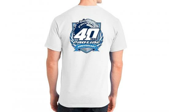 ProLine 40Th Anniversary White T-Shirt - Xx Large 3 ProLine 40Th Anniversary White T-Shirt - Xx Large - Image 3