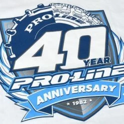 ProLine 40Th Anniversary White T-Shirt - Large 7 ProLine 40Th Anniversary White T-Shirt - Large -ProLine Sales Shop PRO985805 2 1